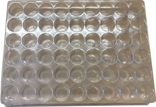 54 Cavity PVC Tray