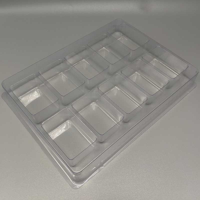 10 Cavity Tray Clear