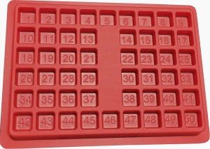 Red Low Cost Tray