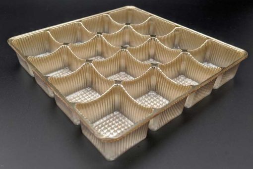 Disposable Food Tray with Dividers 1.2 X 1.2 - Image 2