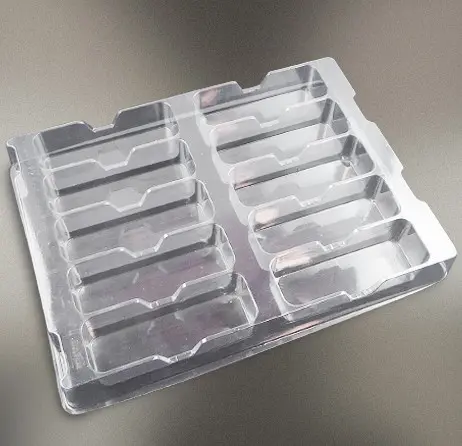 Rectangular Cavity Shipping Tray Stackable