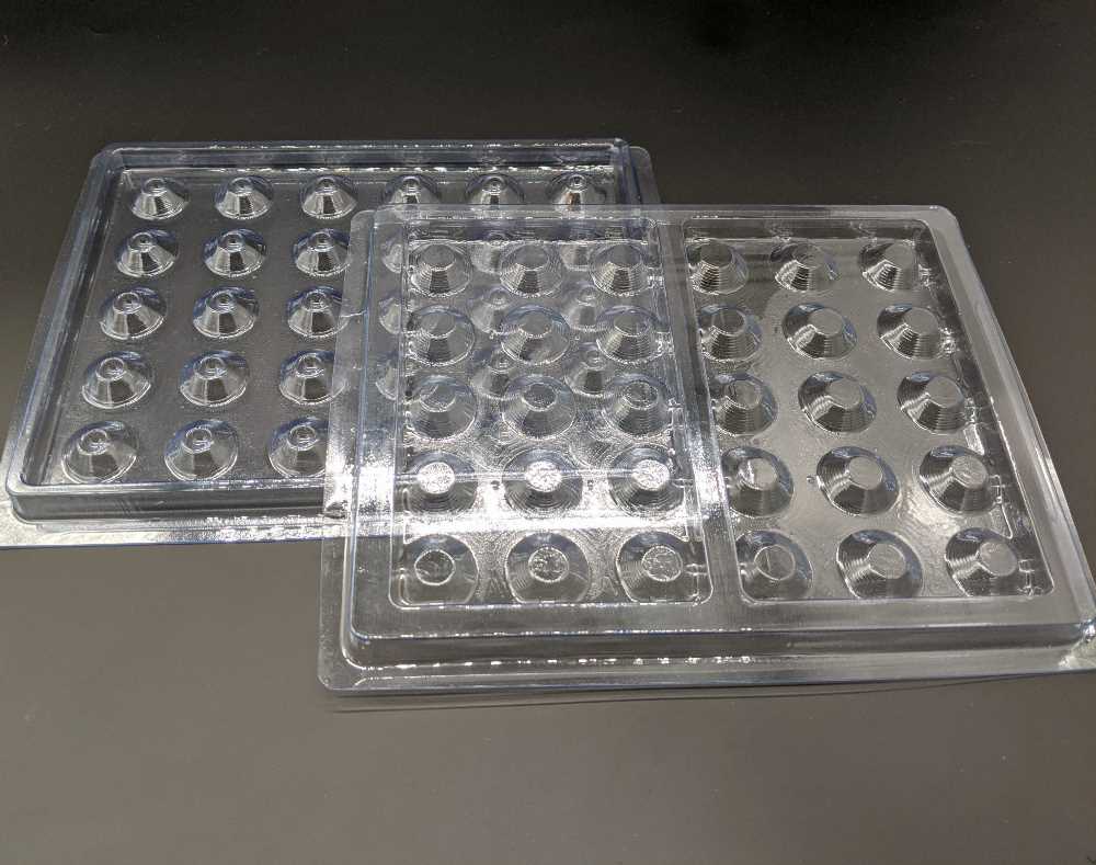 Spherical Cavity Tray and Cover