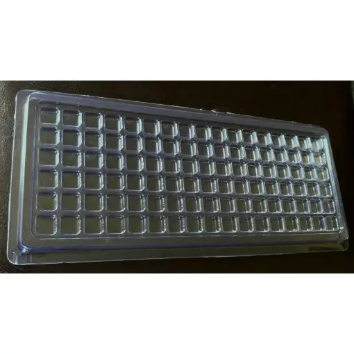 Antistatic Small Parts Trays .66 X .66  X.25