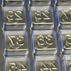 Small Cavity Plastic Trays .525 X .525 X .25