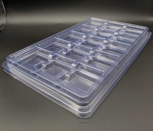 Tray stacked