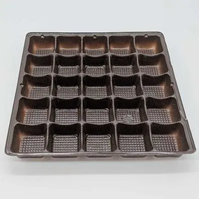 Disposable Food Tray with Dividers 1.4 X 1.4