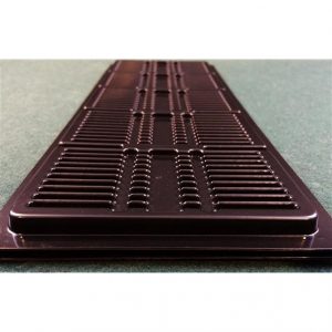 Cylindrical Part Trays - 3.5 X .1 X .1