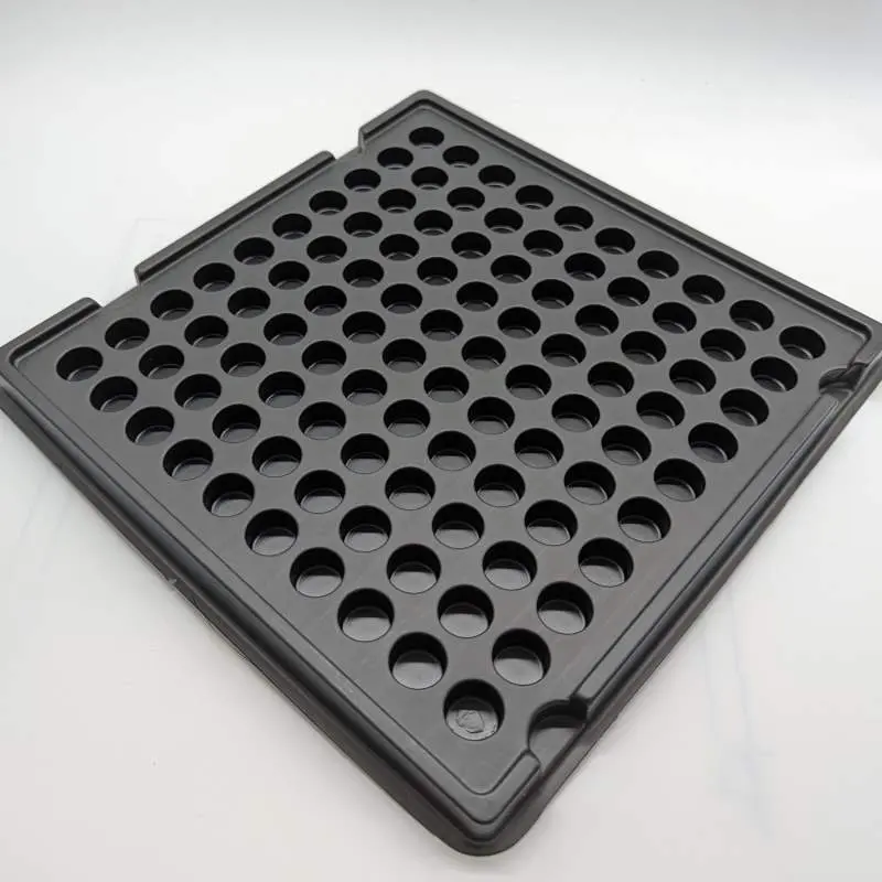 100 Round Cavity Shipping Tray