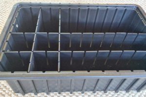 Plastic Dividers in Bin