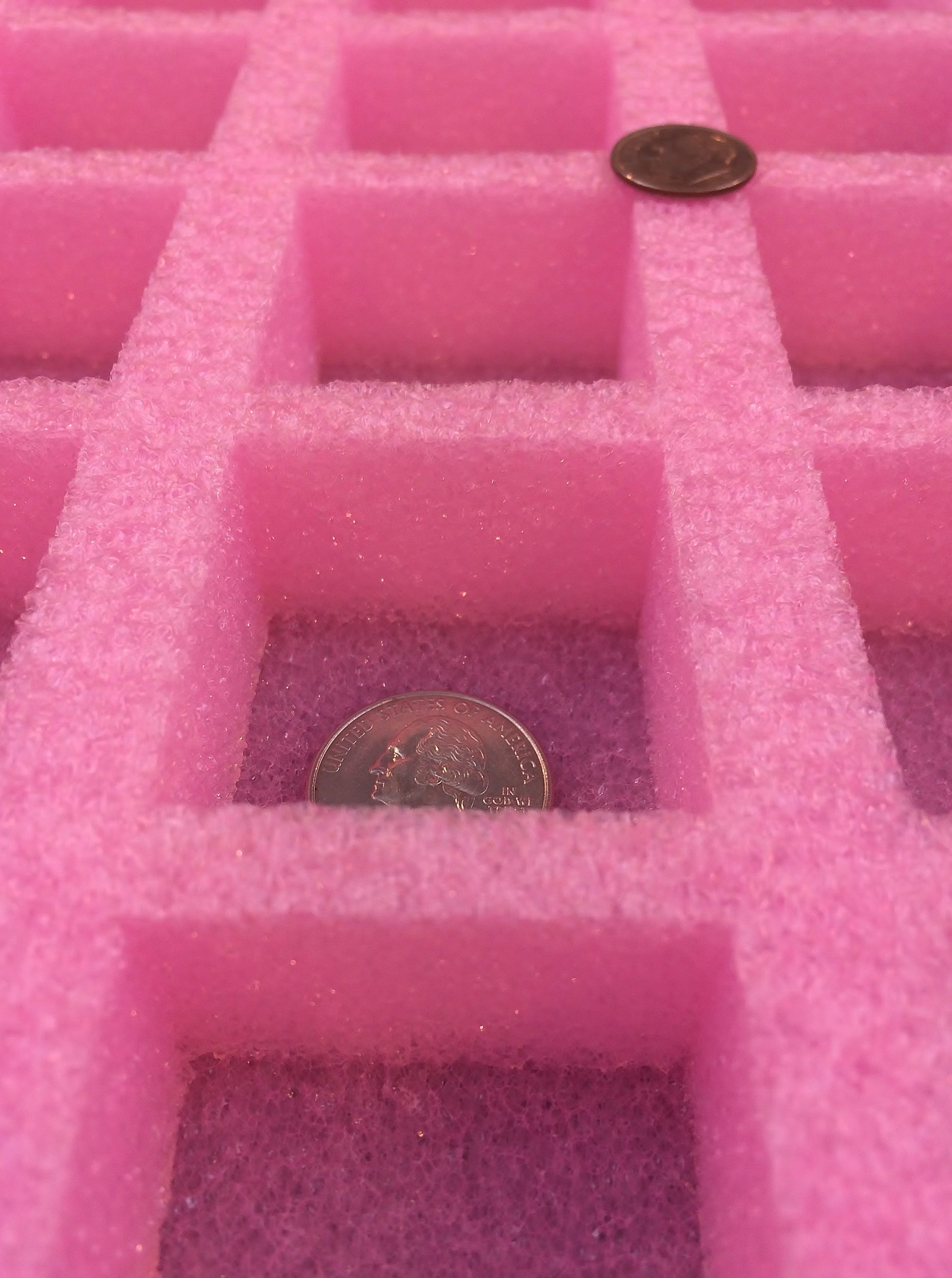 Foam Tray: Cavity Size 1.6 X 1.6 - Image 2