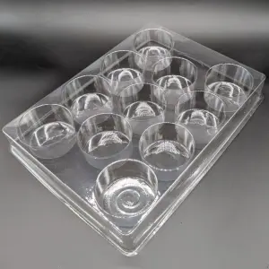 Round Cavity Compartment Tray