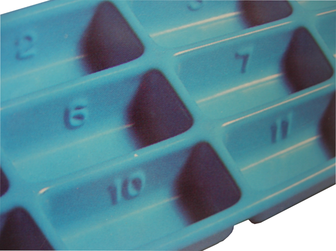 Numbered Inspection Tray Closeup