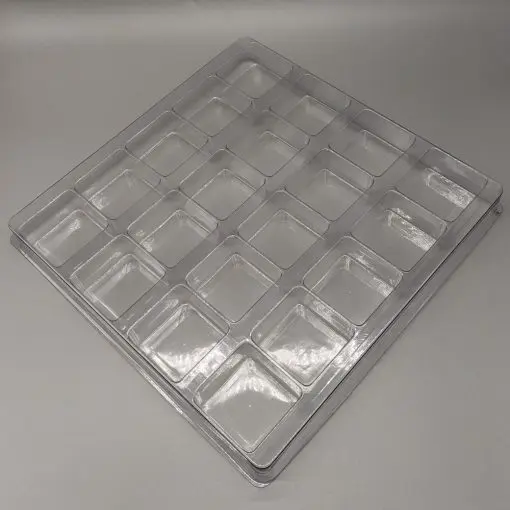 Rectangular Cavity Shipping Tray - 2 X 2 X 1