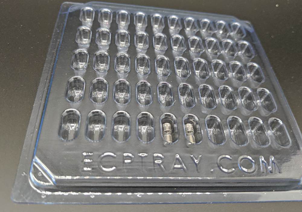 Micro Cavity Tray Closeup