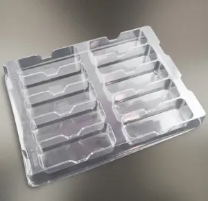 Rectangular Cavity Shipping Tray Stackable