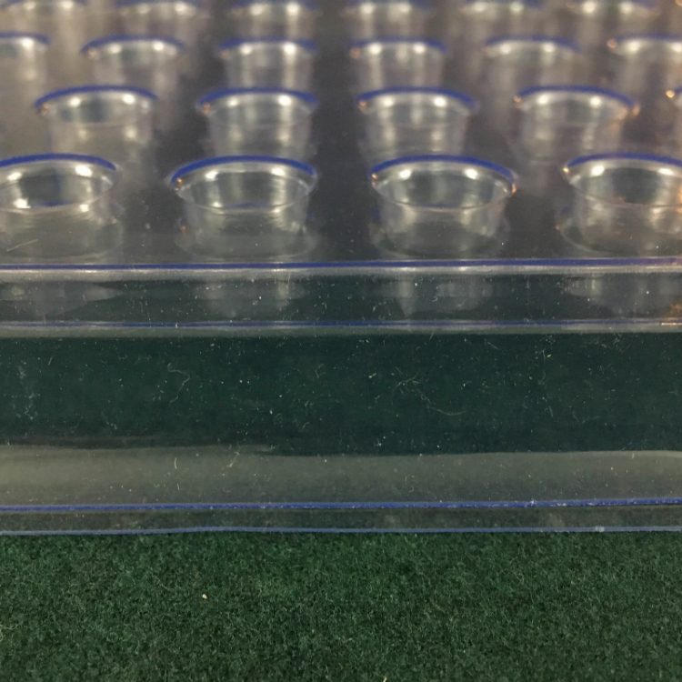 Round Cavity Clear Plastic Trays - .5 Diameter X .25 - Image 2