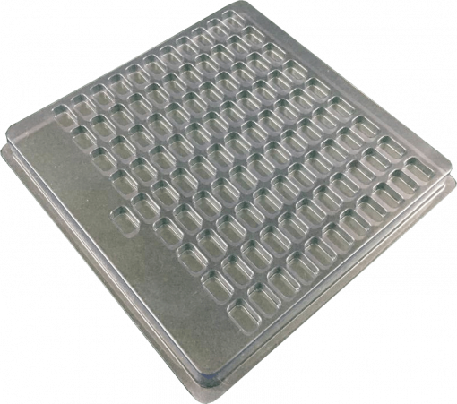 100 cavity tray