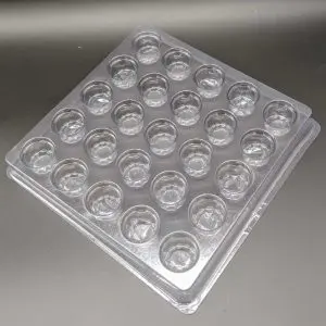 25 Cavity PVC Tray