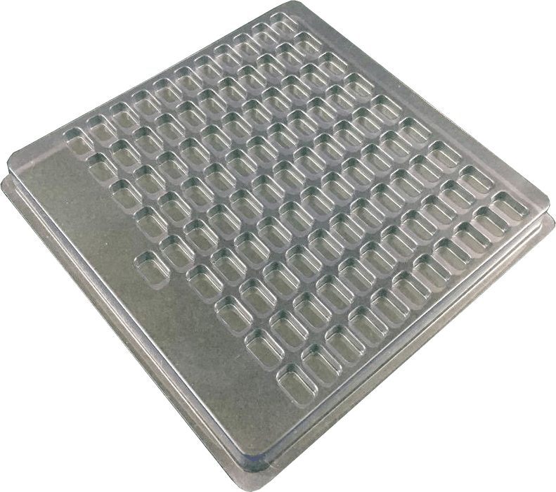 100 cavity tray