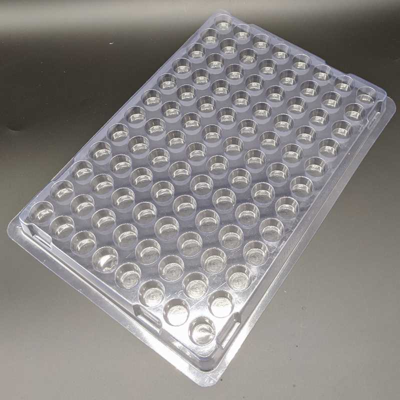 96 Cavity PVC Stacking Tray
