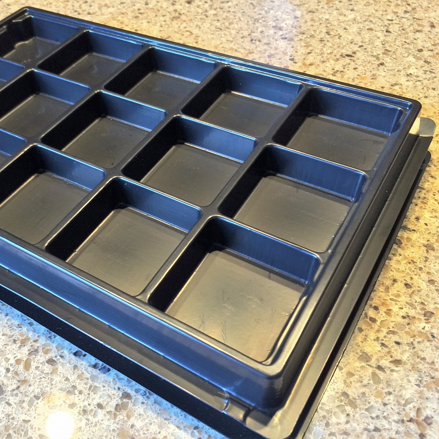 Small Cavity Plastic Trays 2 X 1.75 X 6.25