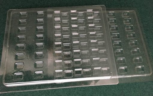 Thermoformed Plastic Tray and Cover .325 X .210 X .2 - Image 2