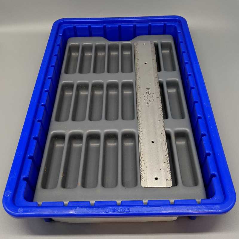 Plastic Bin with Plastic Tray Insert