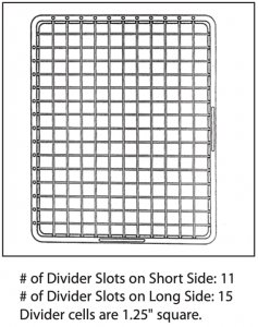 Large Bin ESD Divider Layout
