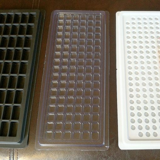 Antistatic Small Parts Trays .6 X .6 X .375