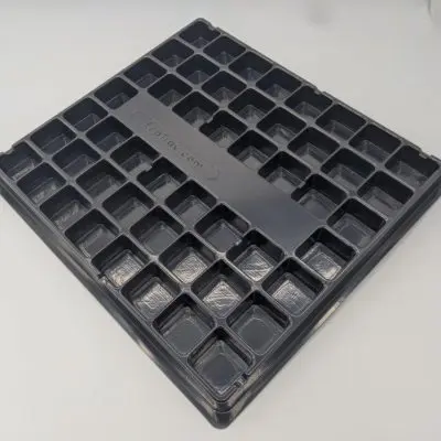 Black Conductive 50 Cavity Tray 4239-50CD
