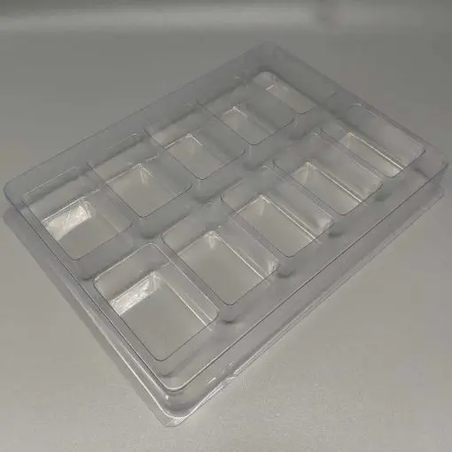 10 Cavity Tray Clear
