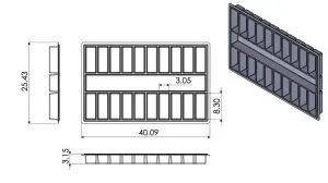 Kitting Tray Drawing
