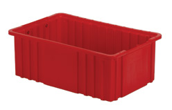Medium Bin 6" Tall Red