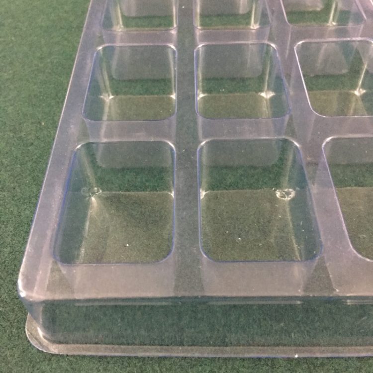 Rectangular Cavity Clear Plastic Trays - 1.75 X 1.25 X 1.00 - Image 2