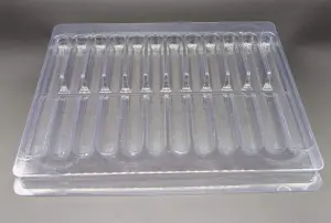 Clear Compartment Tray with 6.5" Cavity